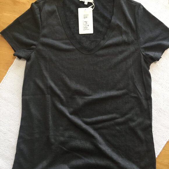 Ray of Sunshine Carbon Drapey Top - Picture 2 of 5